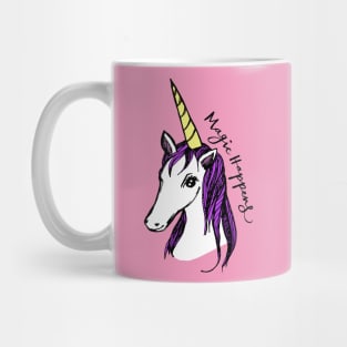 Magic Happens Unicorn Mug